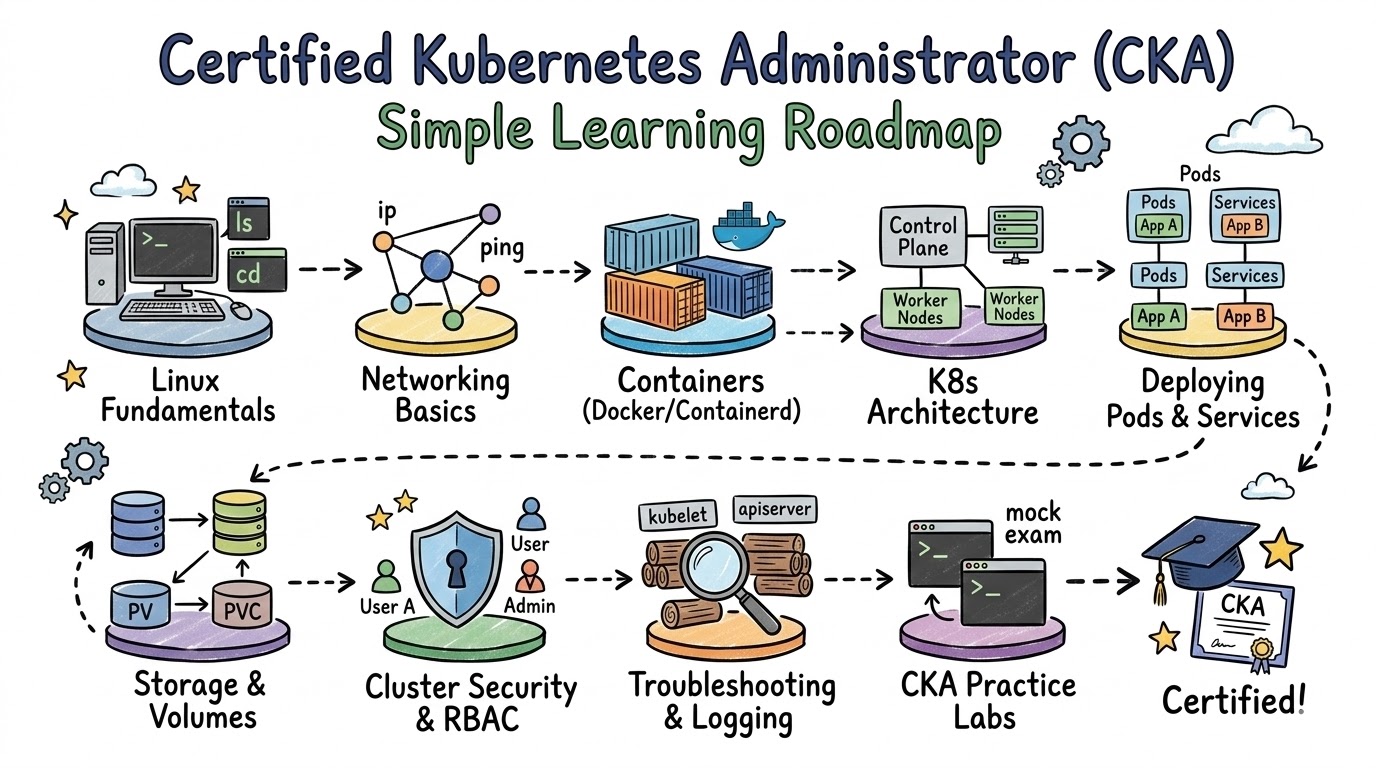 Certified Kubernetes Administrator (CKA) Simple Learning Roadmap ...